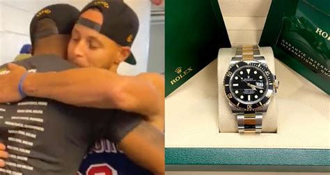 steph curry gifted rolex|Steph Curry Gifts Teammates Custom Rolex Watches To .